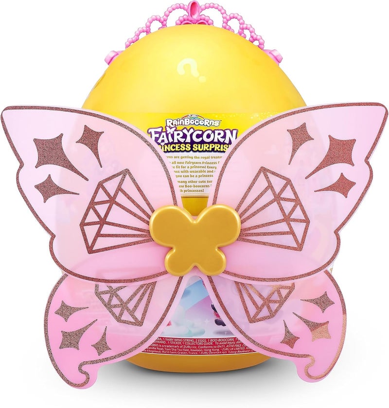 راينبوكورنز Rainbocorns Fairycorn Princess Series 6 Royalle the Dalmatian- Collectible Plush - Magical Fairy Princess Surprises, Cuddle Plush Stuffed Animal, Stickers (Dalmatian) - Pink Wing - Image 4